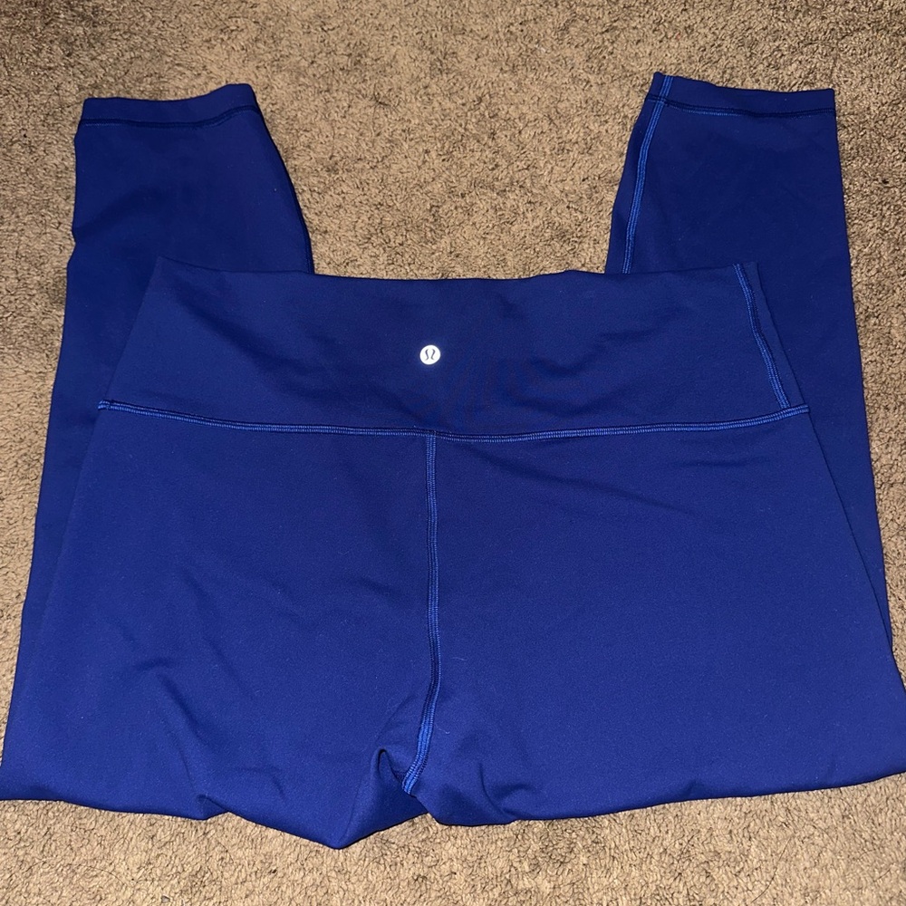 Lululemon wunder train high rise crop 23”